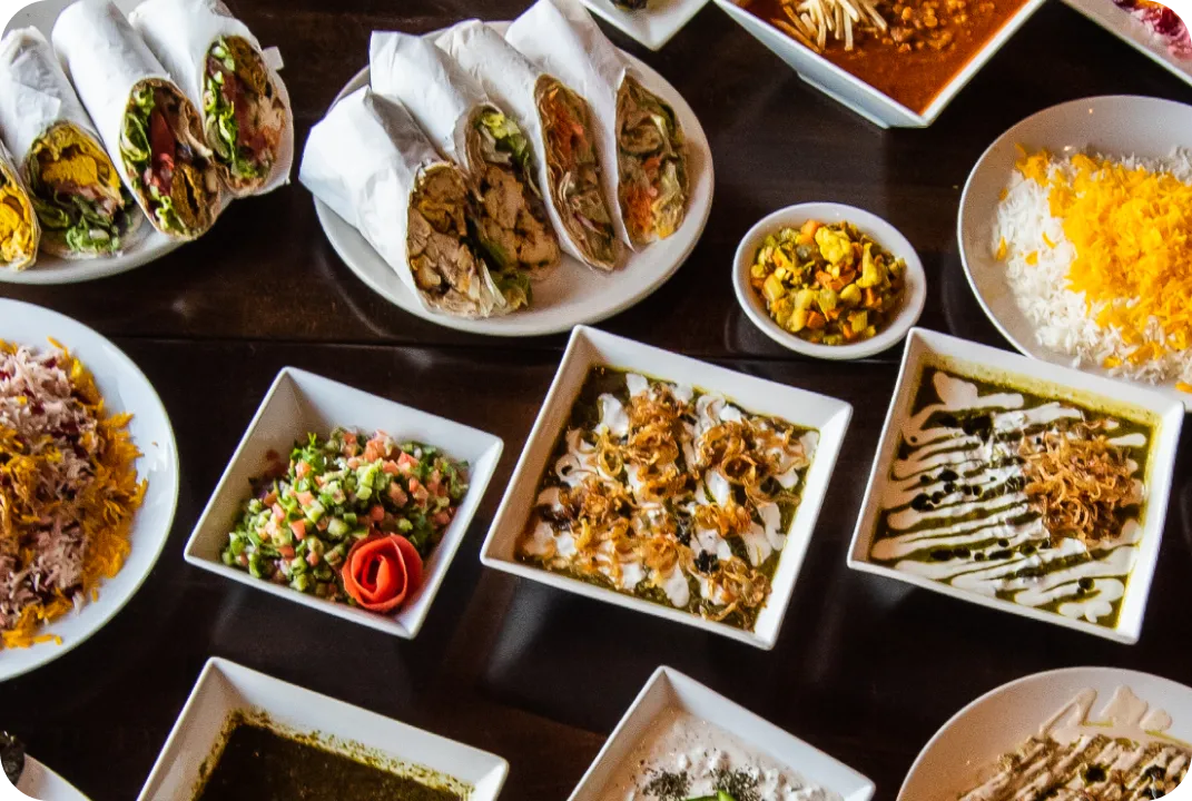 persian foods at Ayvana Tarzana