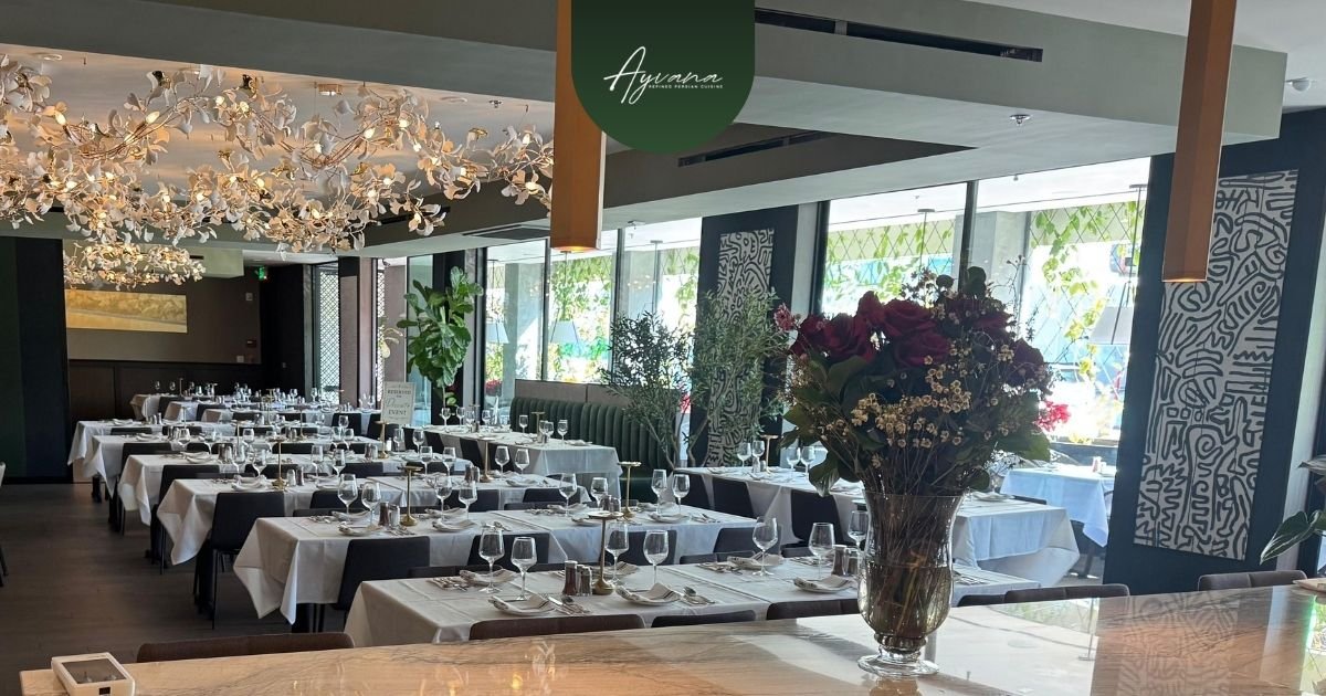 Private dinner party at Ayvana Persian Restaurant in Tarzana